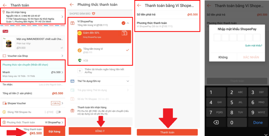 Hướng dẫn thanh toán bằng ShopeePay