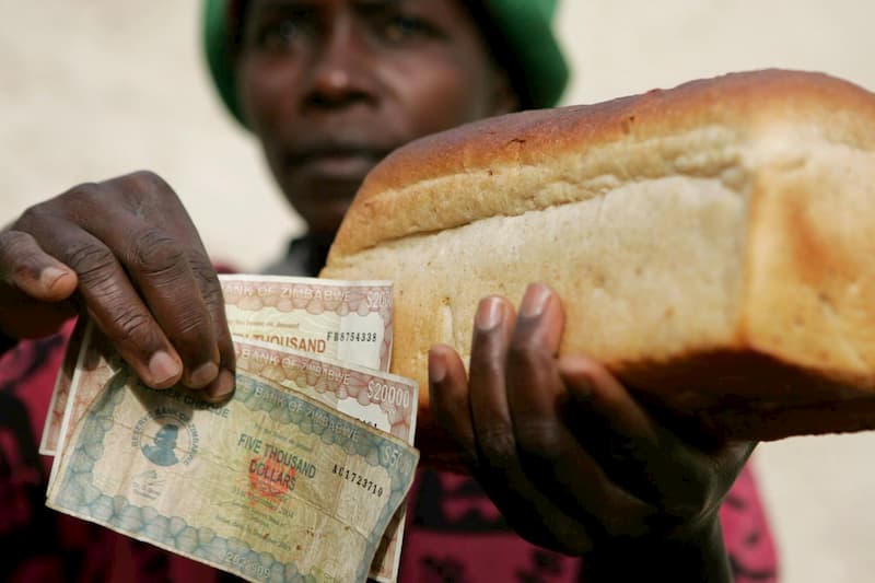 Tổng quan về lạm phát Zimbabwe