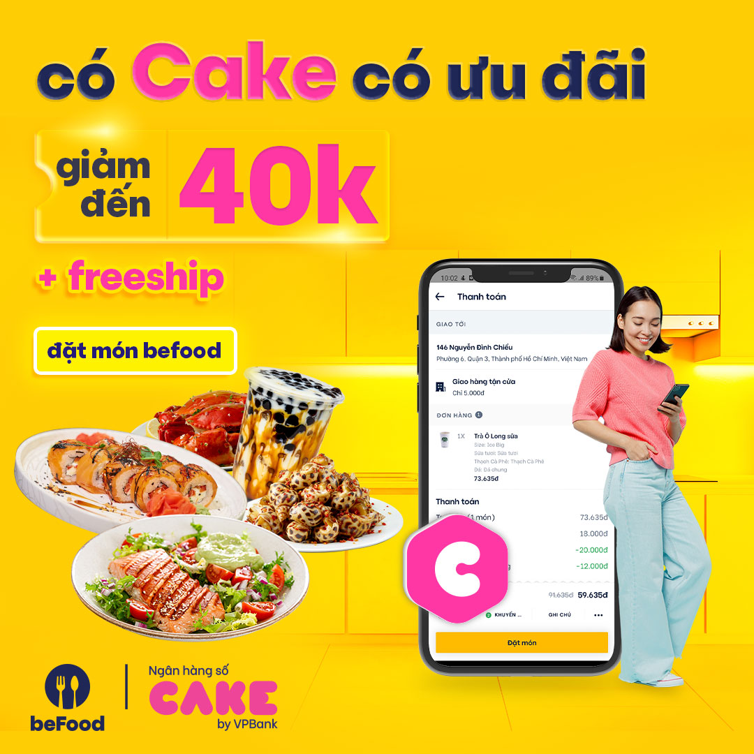 Ưu đãi và khuyến mãi từ Cake by VPBank