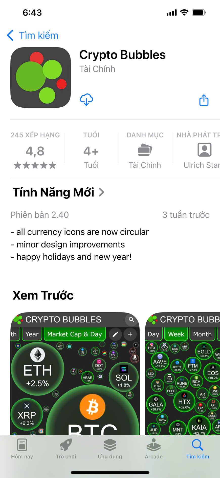 Ví dụ thực tế về Crypto Bubbles