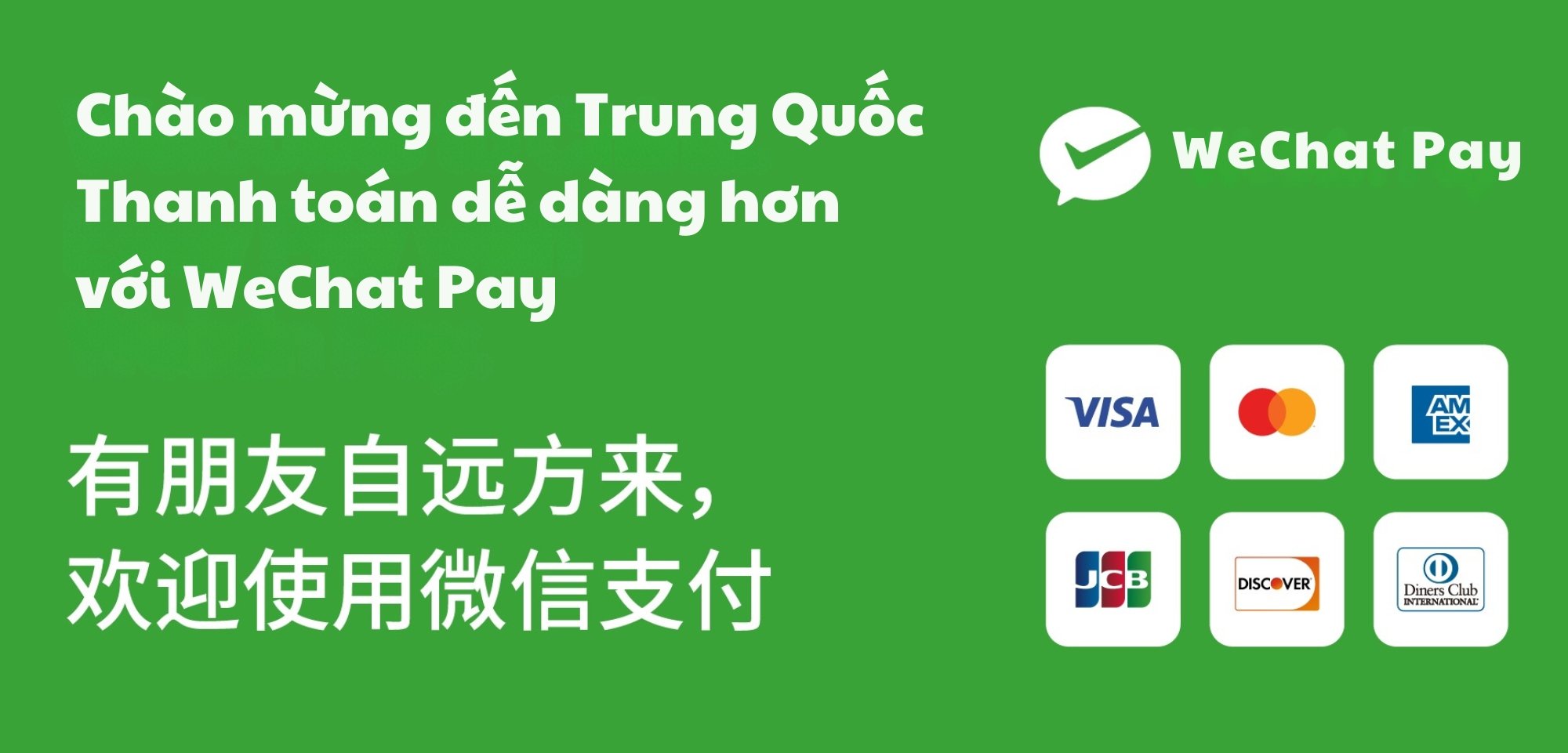 WeChat Pay dành cho người nước ngoài